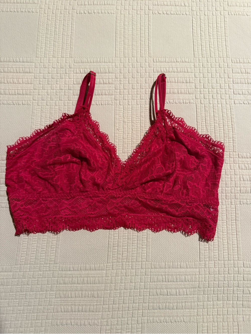 Soma Embraceable Lace Wireless Bralette Size XL NWOT